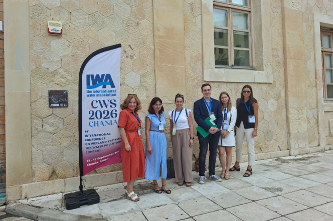 Przedstawiciele WILiŚ PG podczas 19th IWA International Conference on Wetland Systems for Water Pollution Control w Chanii na Krecie.