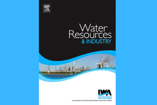 Okładka czasopisma Water Resources and Industry.