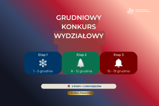 Grudniowy Konkurs Wydziałowy