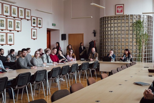 Spotkanie z prof. dr. hab. inż. Piotrem P. Woyciechowskim na WILiŚ