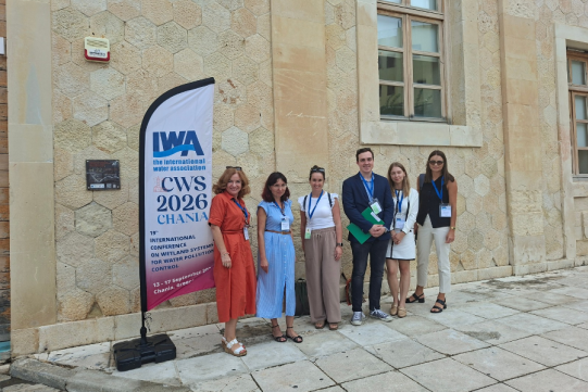 Przedstawiciele WILiŚ PG podczas 19th IWA International Conference on Wetland Systems for Water Pollution Control w Chanii na Krecie.