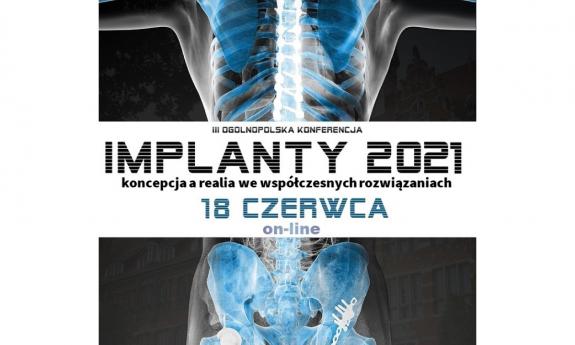 Implanty plakat konferencja