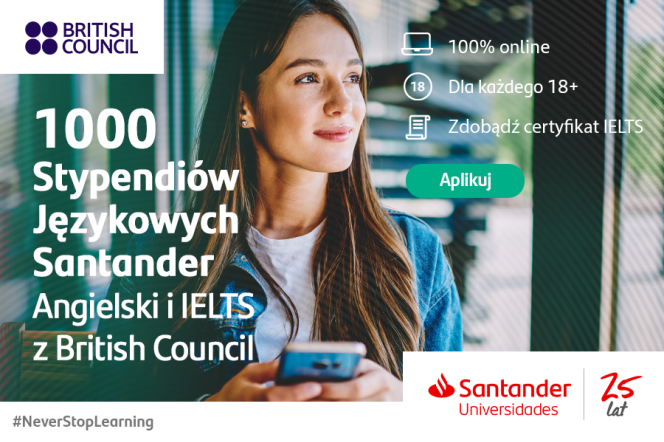  3 200 miejsc na bezpłatne kursy w ramach Stypendiów Santander - #NeverStopLearning