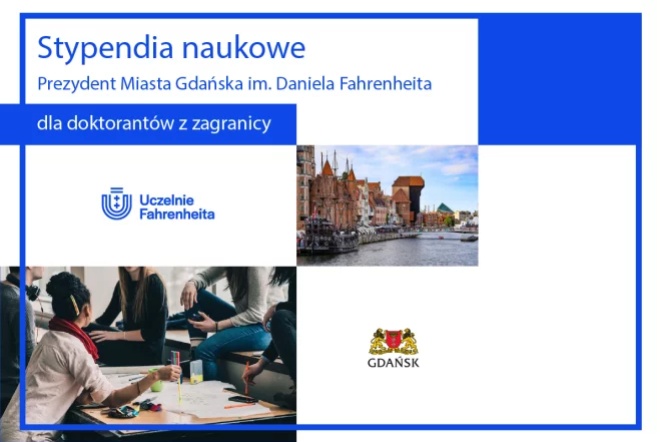 Mayor of Gdańsk Fahrenheit Scholarship for International PhD Students