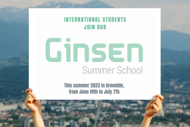 Grenoble Ginsen Summer School 2023 - aplikuj!