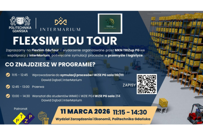 FlexSim EduTour – symulacja procesów w praktyce akademickiej i przemysłowej