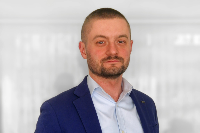 Krystian Dyczko - kierownik pracowni struktur kompozytowych Galeon