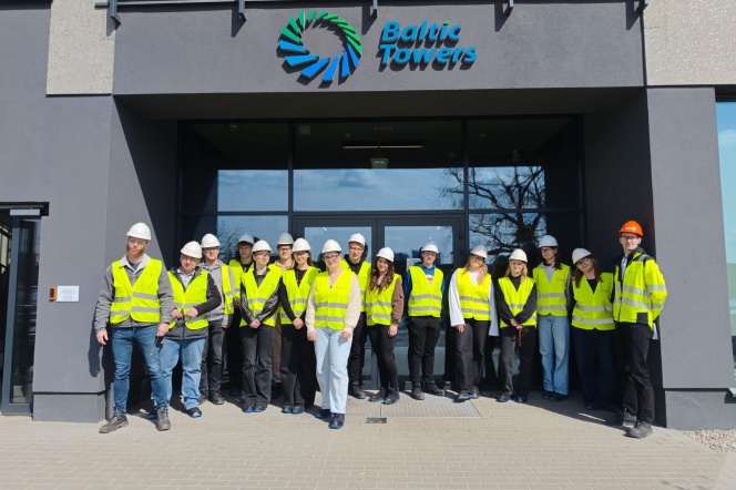 Tak powstają konstrukcje offshore. Studenci WIMiO z wizytą w Baltic Towers