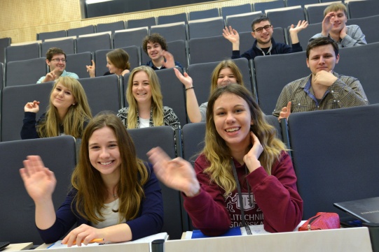 Studenci na wykładzie
