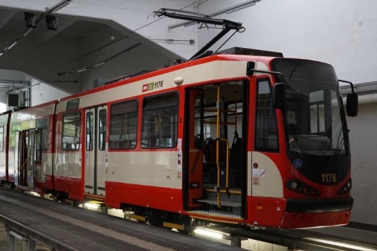 Na tramwaju nr 1176 naukowcy umieścili system diagnostyczny. Fot. Archiwum WIMiO