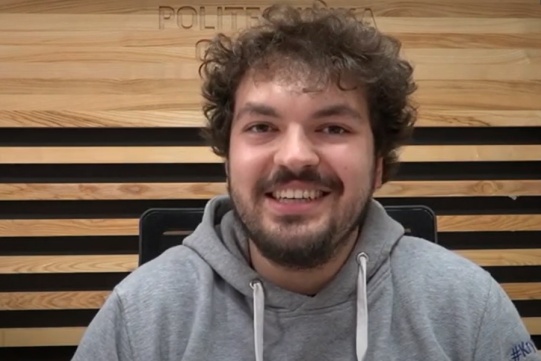 Student Szymon Krawczuk opowiada o kosmicznych projektach w programie "Nauka Mówi"