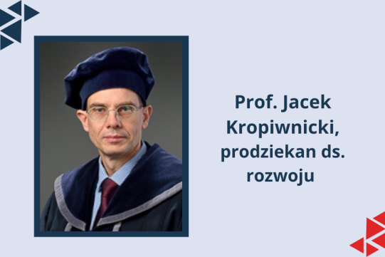 Prof. Jacek Kropiwnicki prodziekanem ds. rozwoju WIMiO