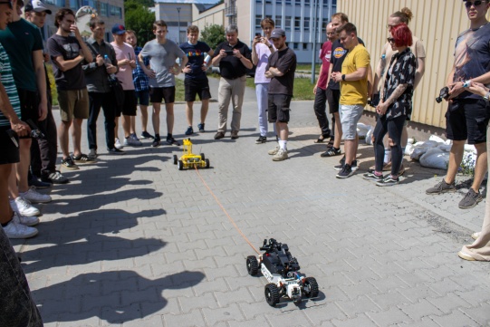 Students competed using robots they had made