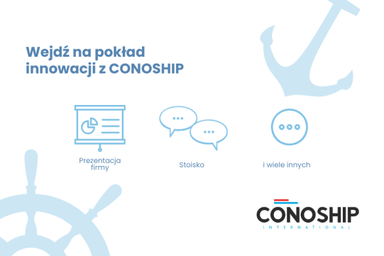Wejdź na pokład innowacji z Conoship! Spotkanie z firmą już 5 listopada