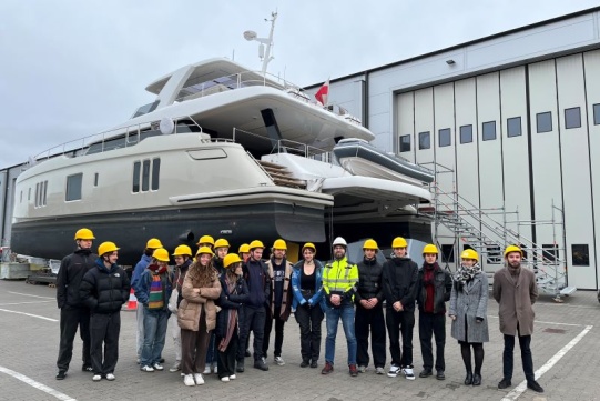 Studenci z wizytą w Sunreef Yachts. "Poznają potencjalne miejscami pracy"