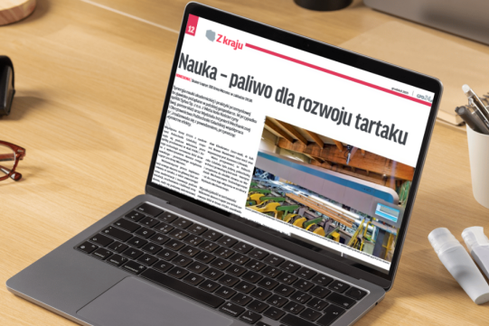 WIMiO i Sylva sp. z o. o. - o wspólnych projektach w "Gazecie Przemysłu Drzewnego"