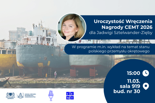 Nagroda CEMT 2025 dla Jadwigi Sztelwander-Zięby. Druga osoba z Polski z prestiżowym wyróżnieniem