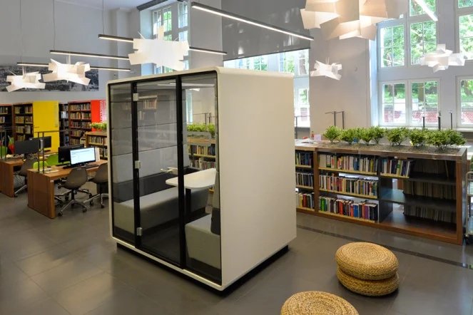 Students Library Study Cabin Gdańsk University of Technology Library invites you to use the acoustic ...